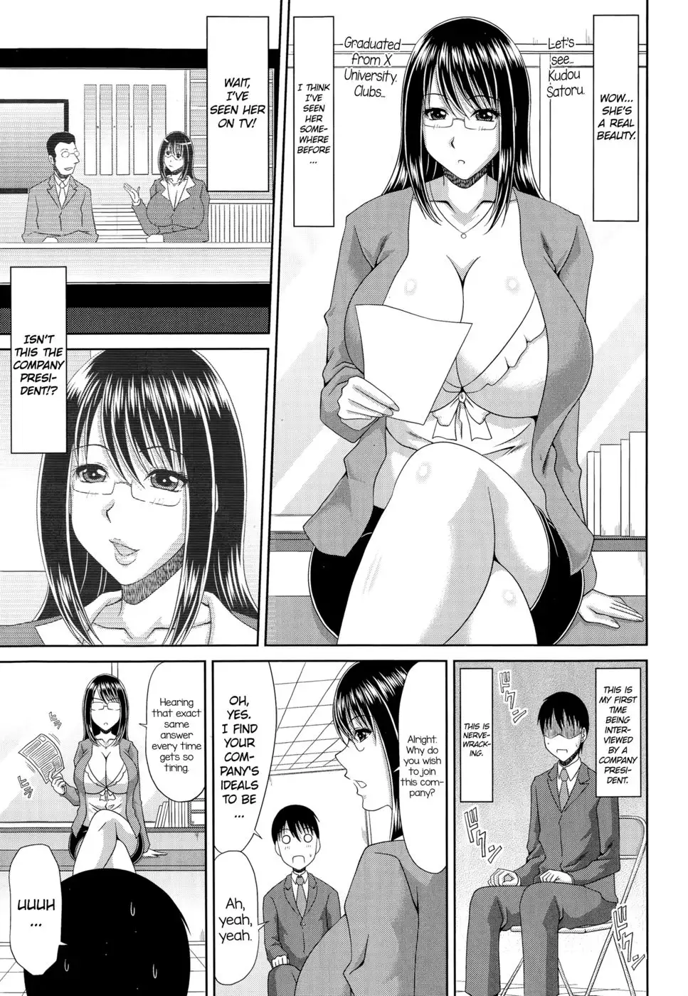 Female President’s Seductive Interview