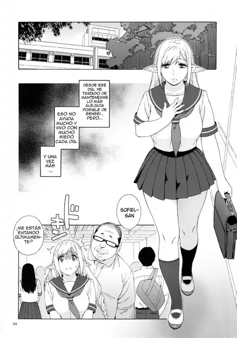 Tenkousei JK Elf 2 -Kegasareta Konyaku no Akashi-