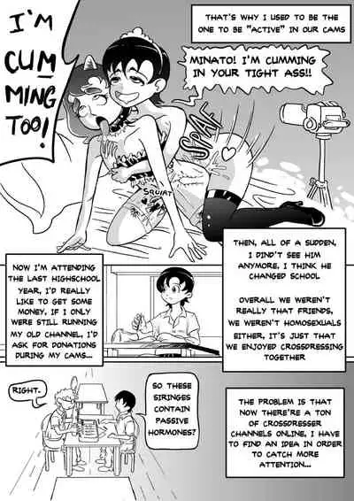 I tried female hormones to become a crossdresser idol